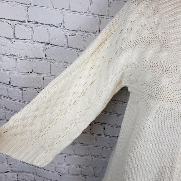 Cottagecore Coastal Granny Chunky Cable Knit Single Button Cardigan S Mi… - Picture 3 of 8